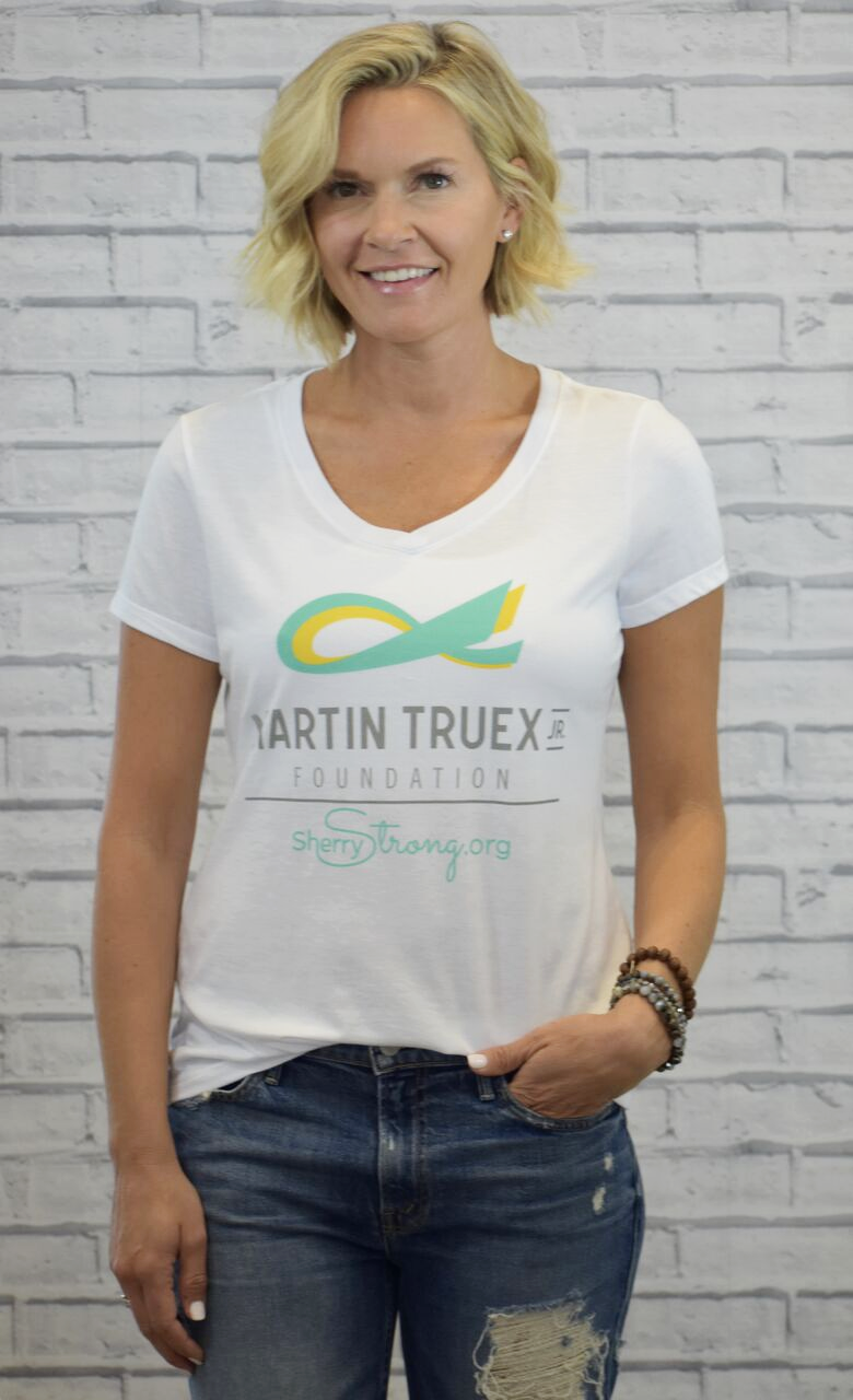 MTJ Foundation/SherryStrong Classic V-Neck Tee